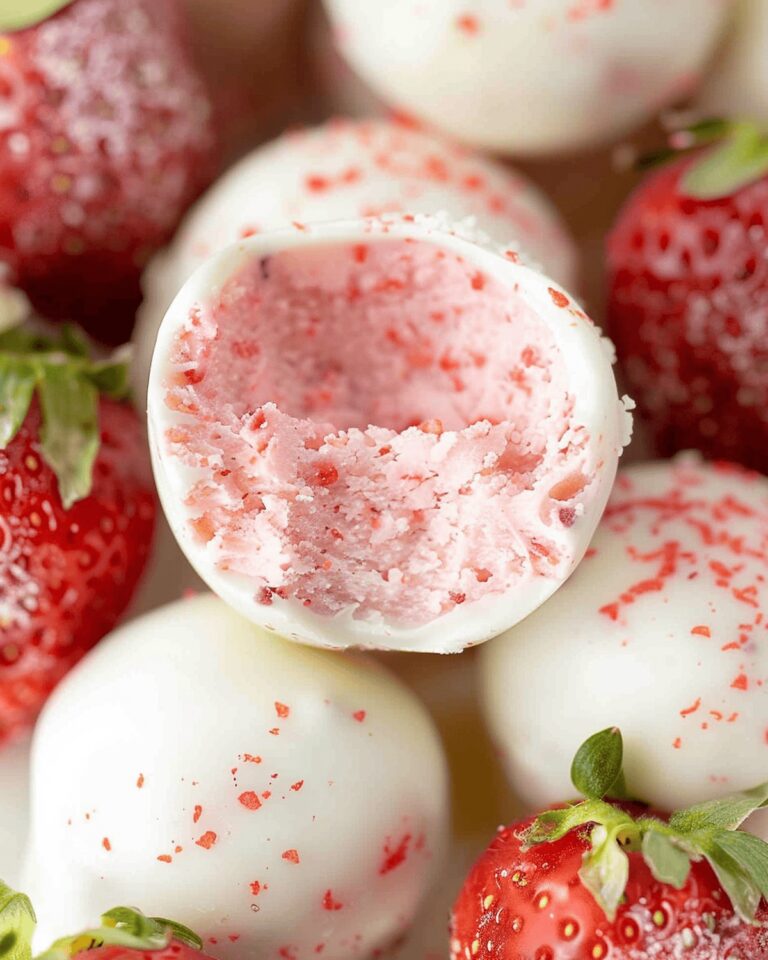 Velvety White Chocolate Truffles Recipe