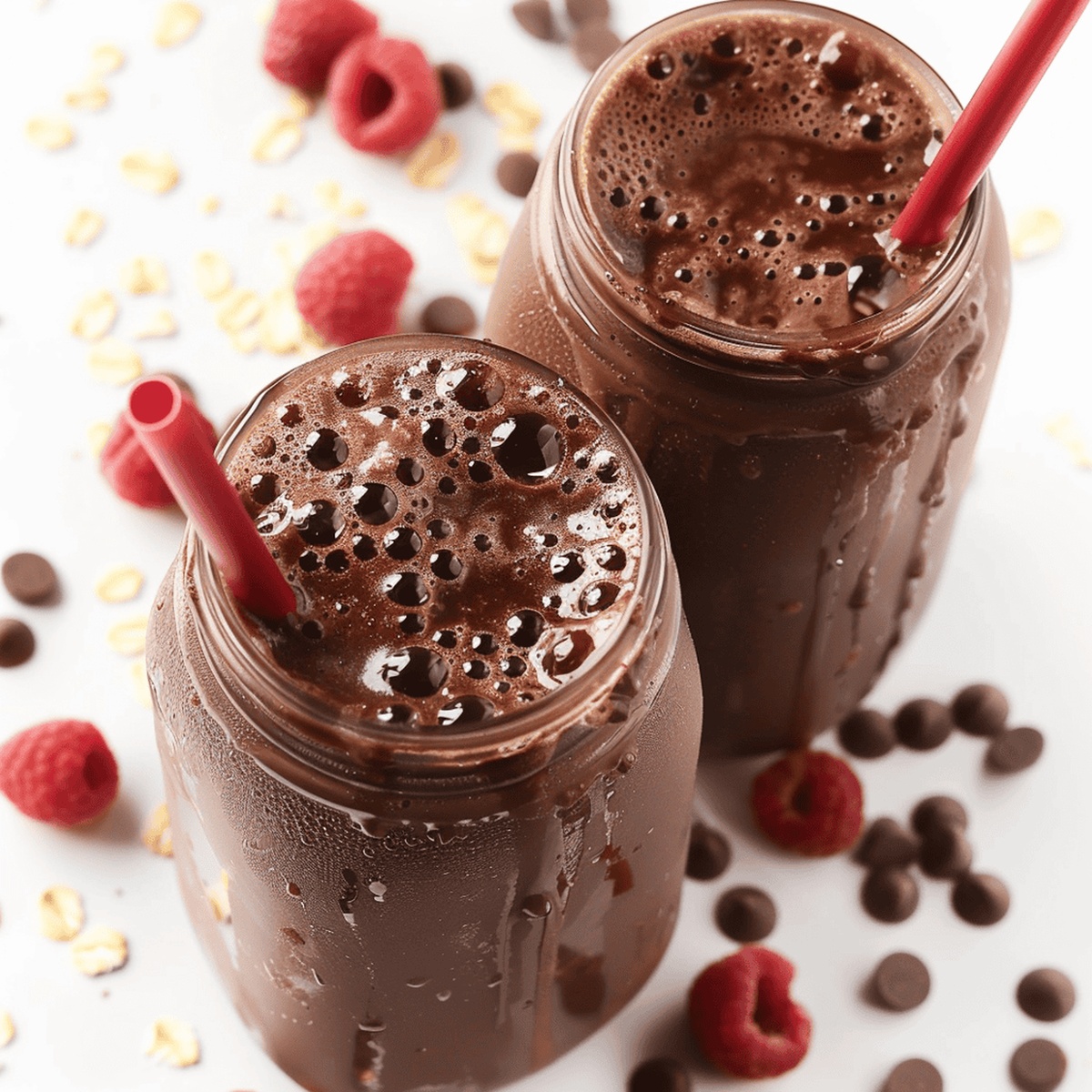 Velvety Chocolate Oatmeal Power Smoothie Recipe
