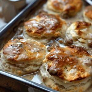 Sausage, Gravy And Biscuit Casserole Recipe