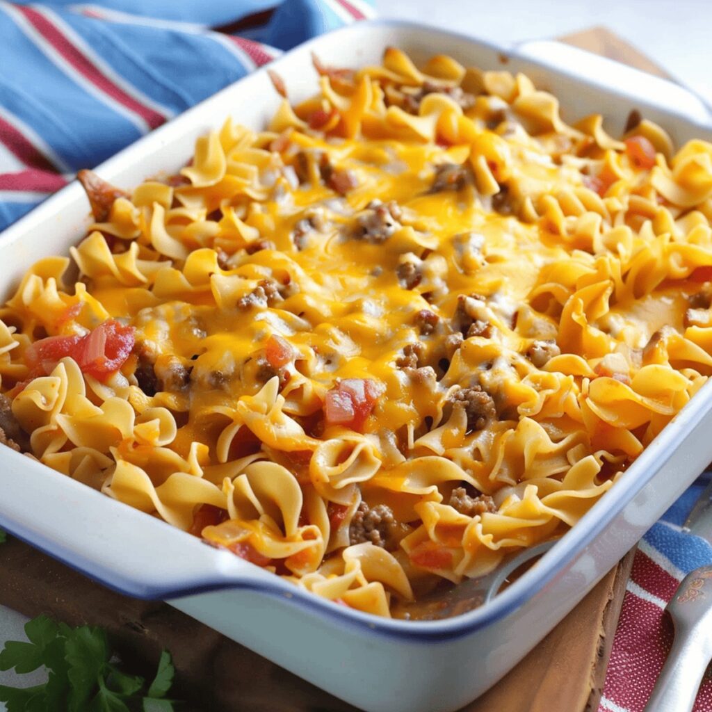 The Ultimate Cozy Cheeseburger Casserole Recipe You'll Love - Online ...
