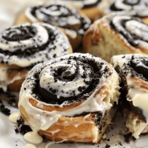 Oreo-Stuffed Cinnamon Rolls Recipe
