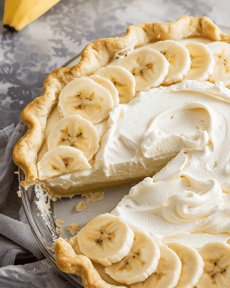 Silky Banana Cream Pie Recipe