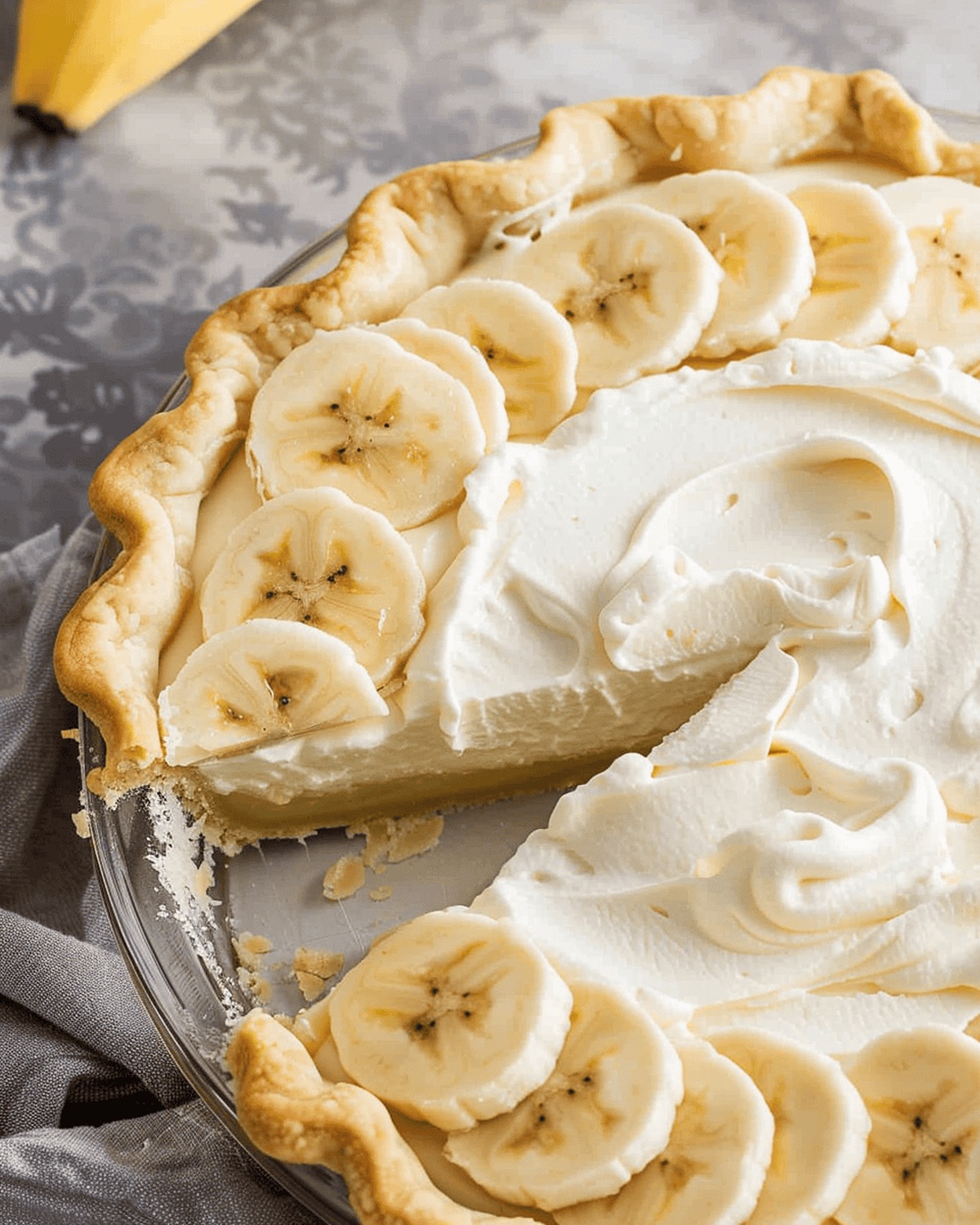 Silky Banana Cream Pie Recipe