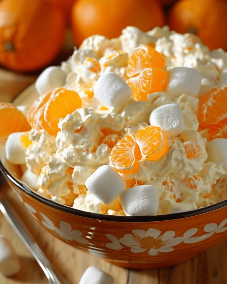 Orange Cream Delight Salad Recipe