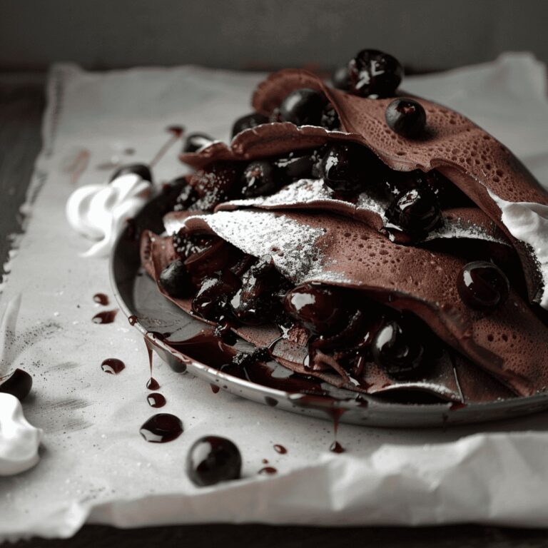 Black Forest Crepes Recipe
