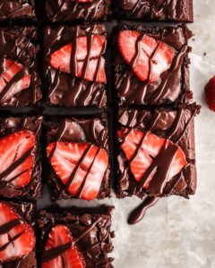 Sinful Chocolate Strawberry Brownies Recipe