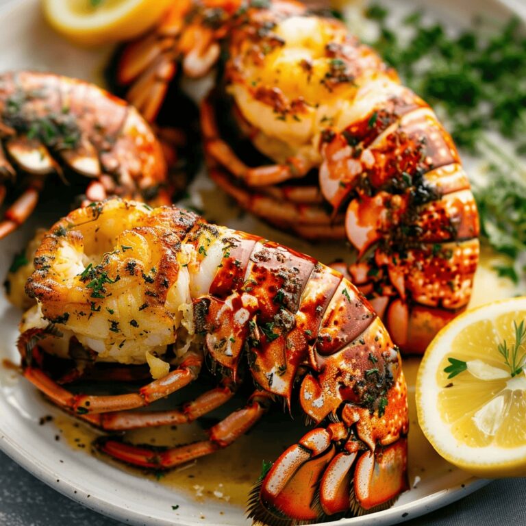 Decadent Broiled Lobster Tails Recipe