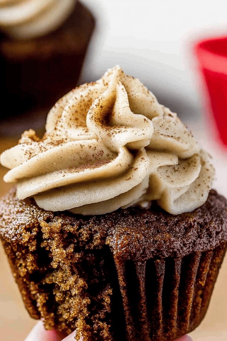 Spicy Gingerbread Cupcakes Recipe