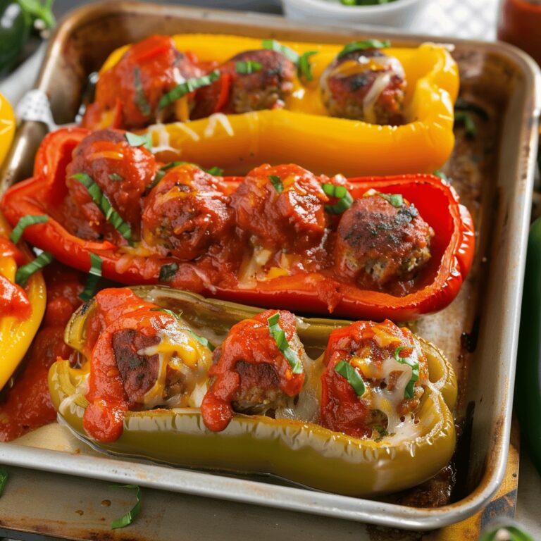 Bell Pepper Meatball Subs Recipe
