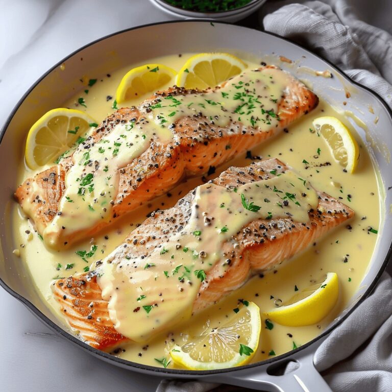 Lemon Butter Garlic Salmon Recipe