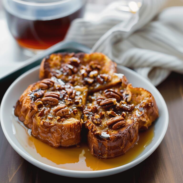 Overnight Pecan Pie French Toast Recipe