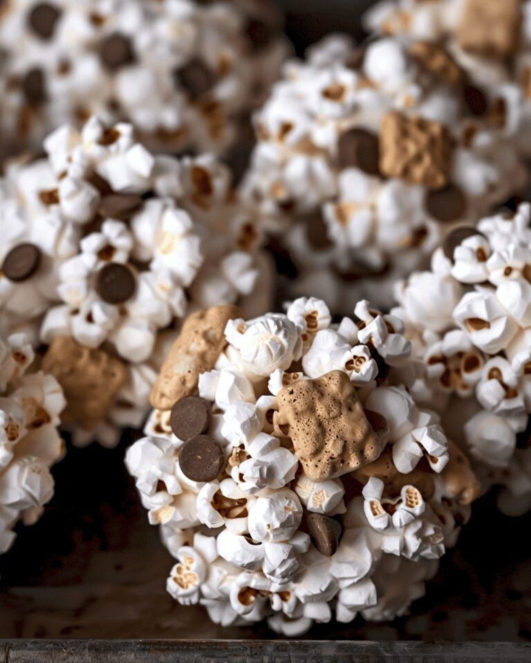 Gooey Smores Popcorn Balls Recipe