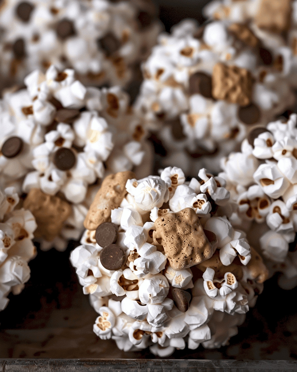 Gooey Smores Popcorn Balls Recipe