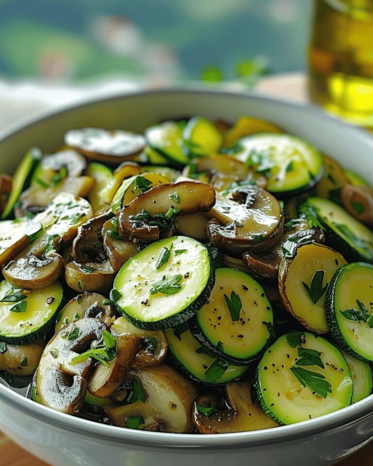 Skillet Zucchini And Mushroom Medley Recipe