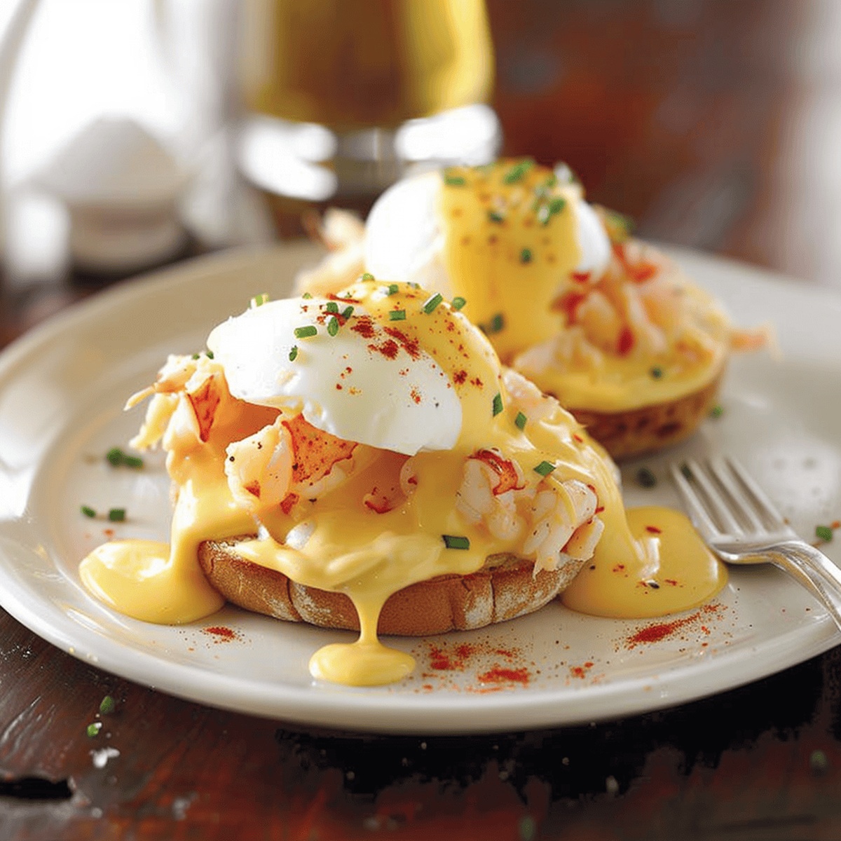 Bay Lobster Eggs Benedict With Cajun Hollandaise Recipe