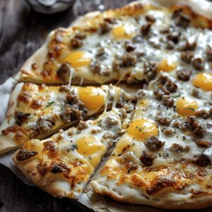 Savory Morning Delight Pizza Recipe