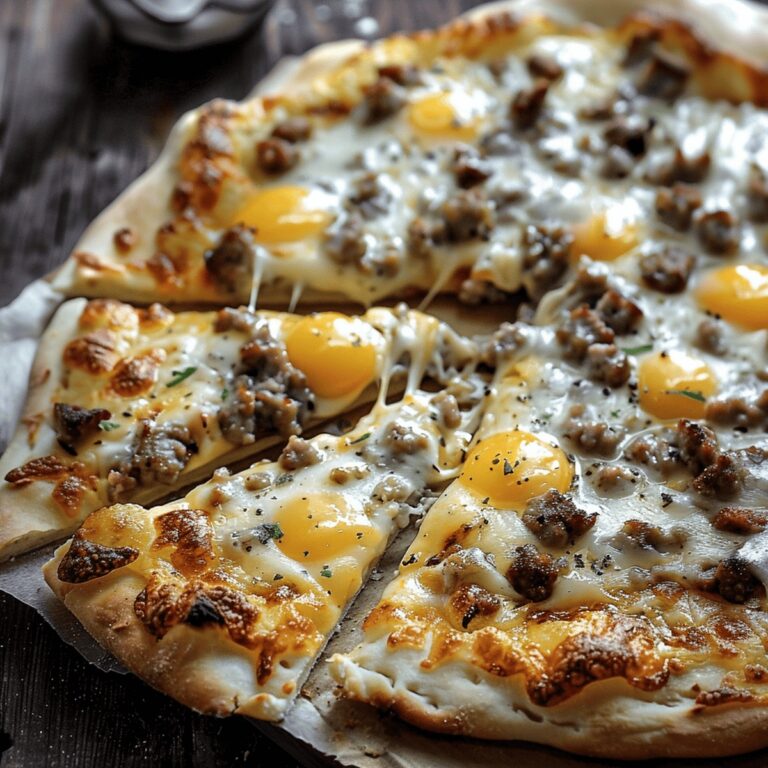 Savory Morning Delight Pizza Recipe