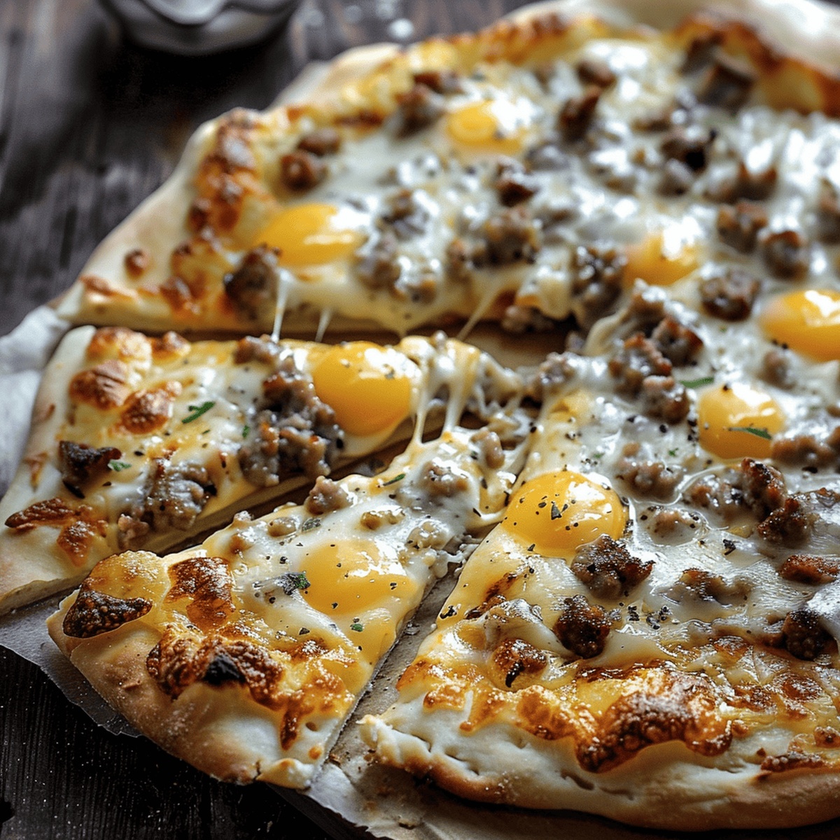 Savory Morning Delight Pizza Recipe
