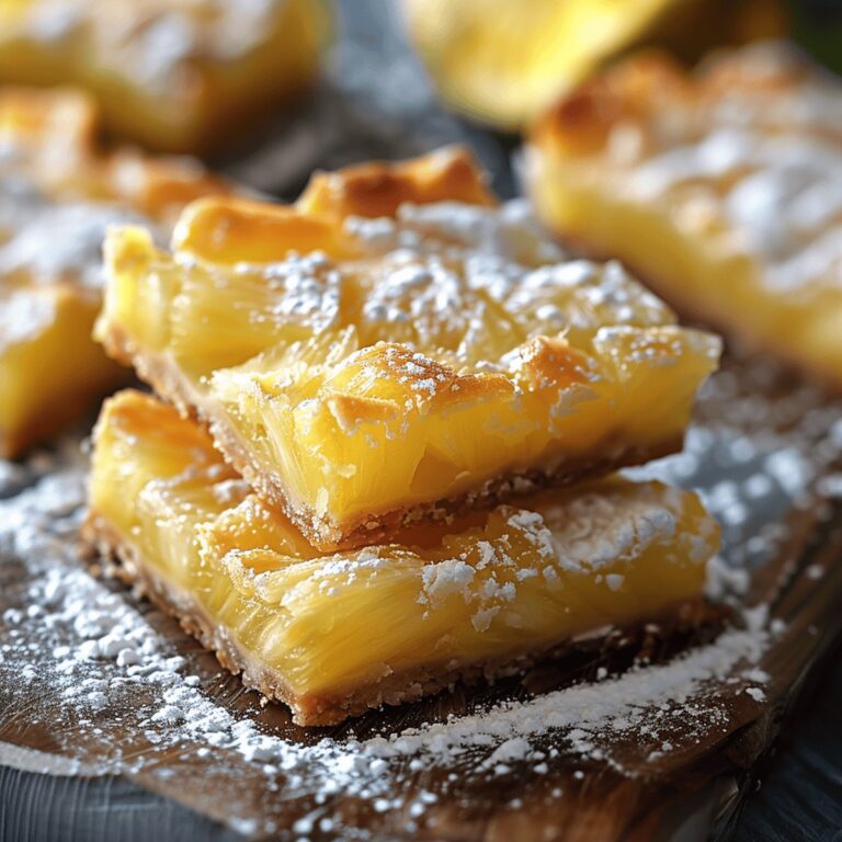 Pineapple Bliss Bars Recipe