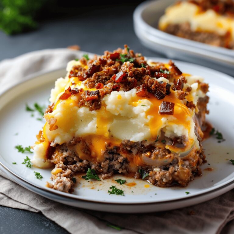Loaded Potato And Meatloaf Casserole Recipe