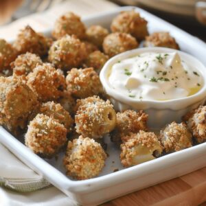 Fried Olives With Garlic Aioli Recipe