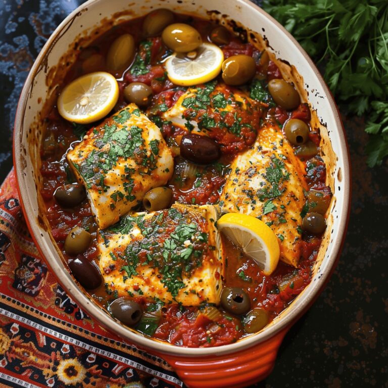Moroccan Fish Tagine With Ginger & Saffron Recipe