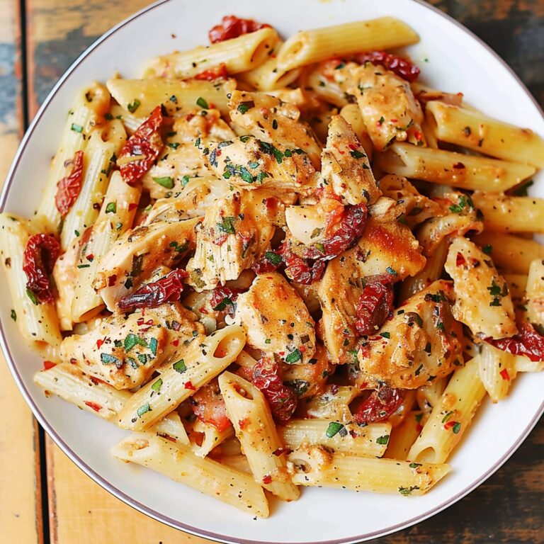 Sun-Dried Tomato Pasta With Chicken And Mozzarella Recipe