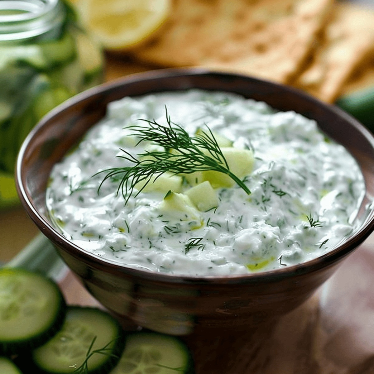 Tzatziki Sauce (Greek Cucumber Sauce) Recipe