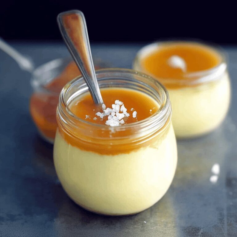 Silky Butterscotch Budino with Salted Caramel Recipe