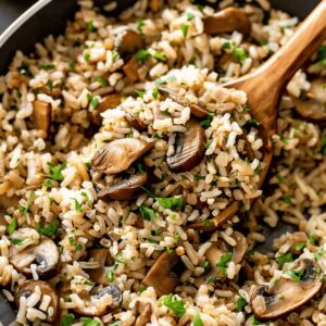 Hearty Mushroom And Herb Rice Recipe