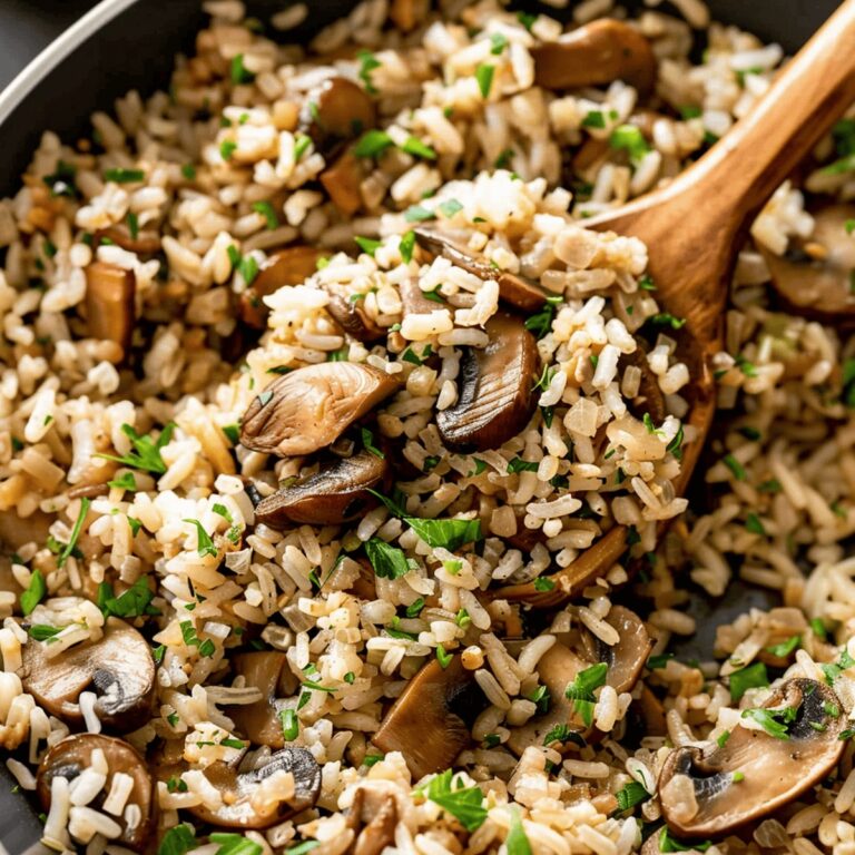 Hearty Mushroom And Herb Rice Recipe