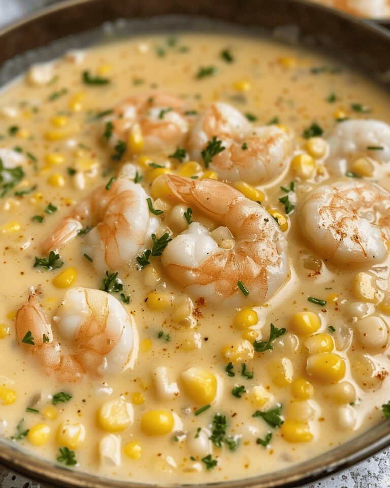 Shrimp And Corn Creamy Bliss Recipe