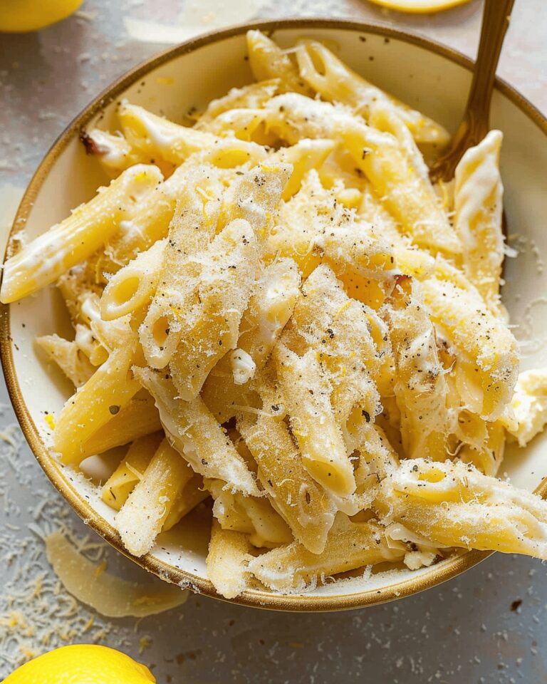Silky Pasta with Ricotta and Lemon Recipe