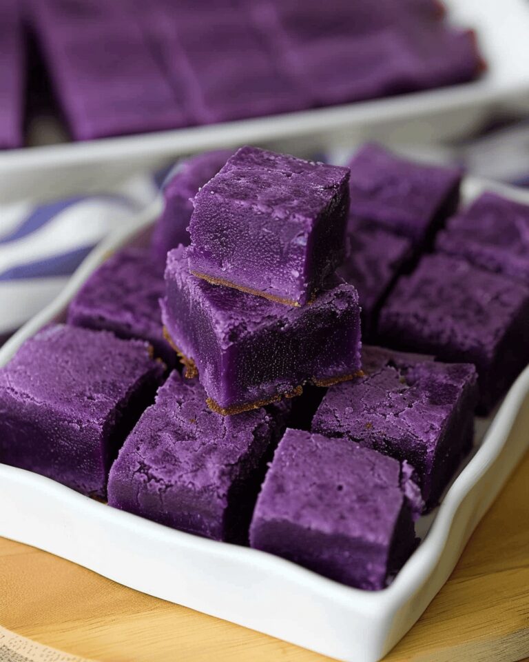 Silky Ube Mochi Bars Recipe