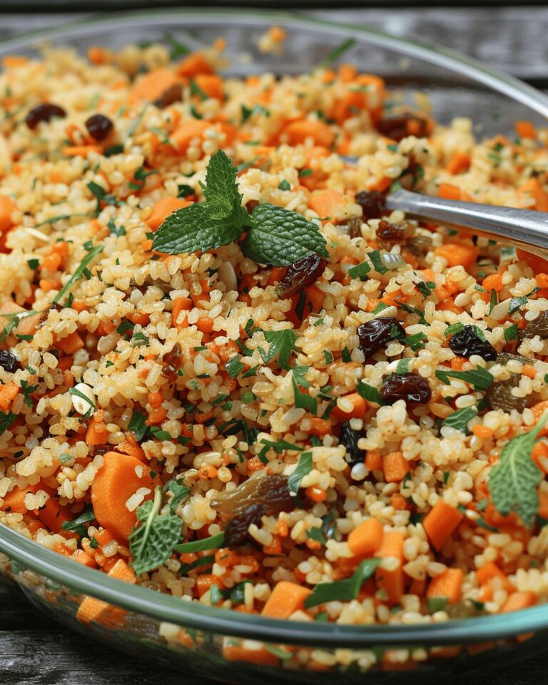 Vibrant Bulgur Salad Recipe