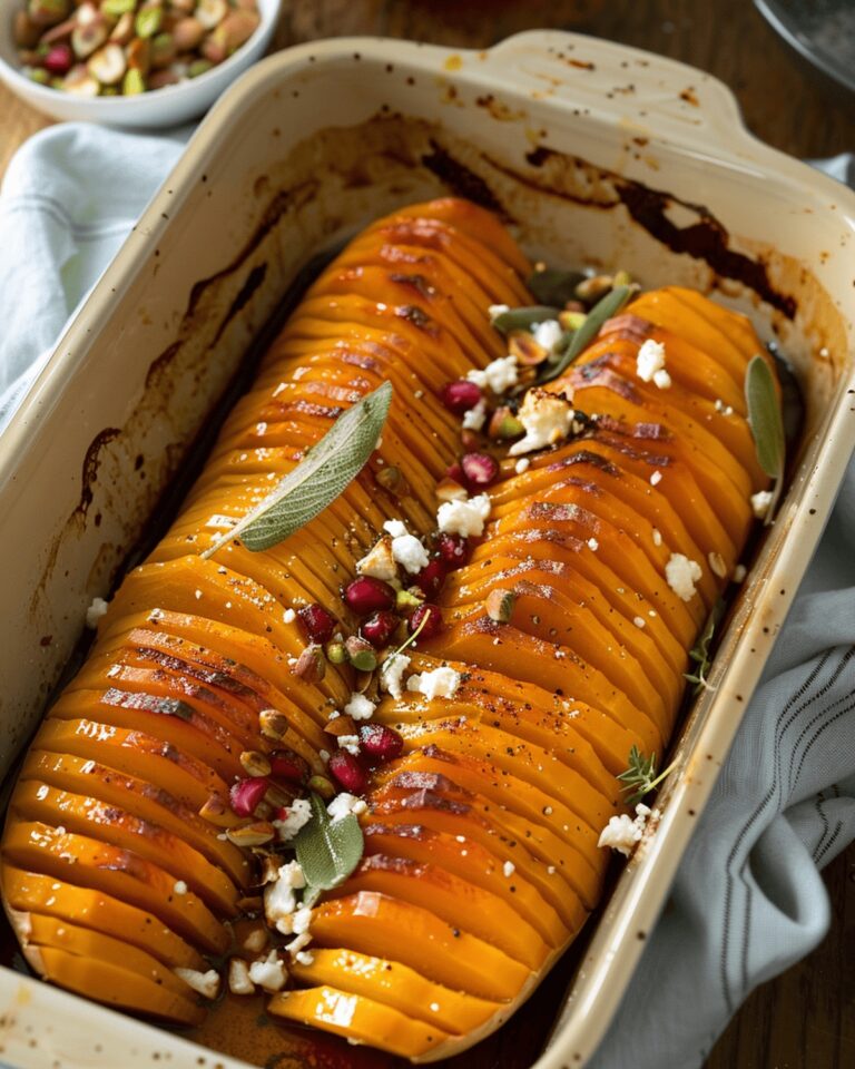 Hasselback Butternut Squash Delight Recipe