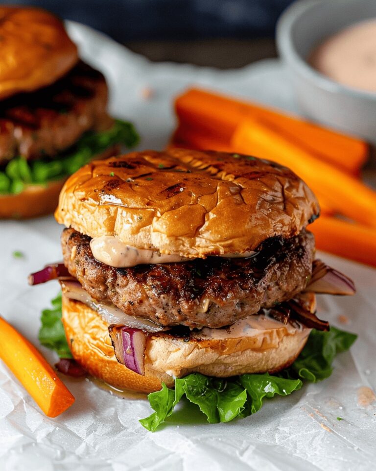 Juicy Grilled Turkey Burgers Recipe