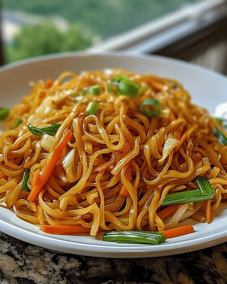 Quick Vegetable Lo Mein Delight Recipe