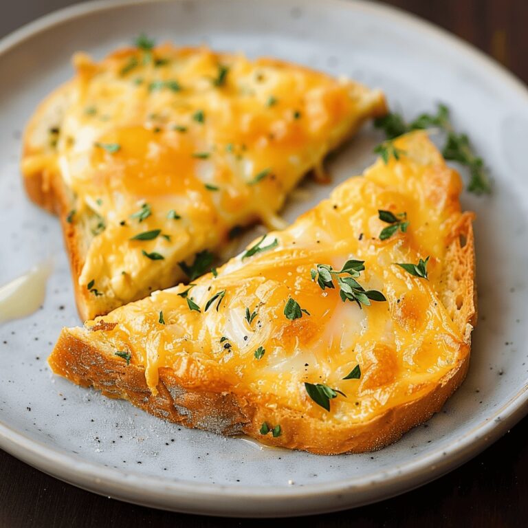 Egg And Cheese Toasts Recipe