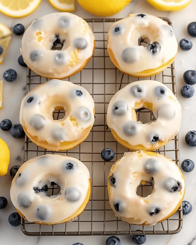 Heavenly Lemon Blueberry Donuts Recipe
