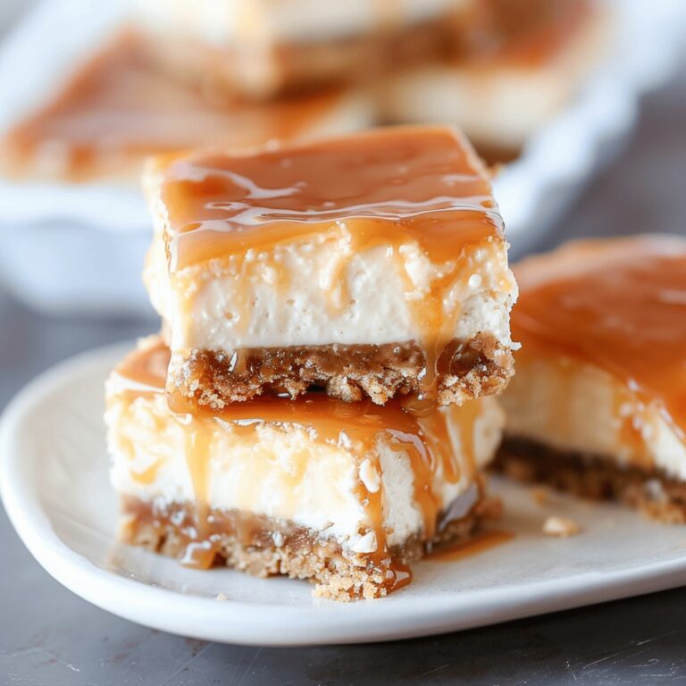 Caramel Cheesecake Bars Recipe