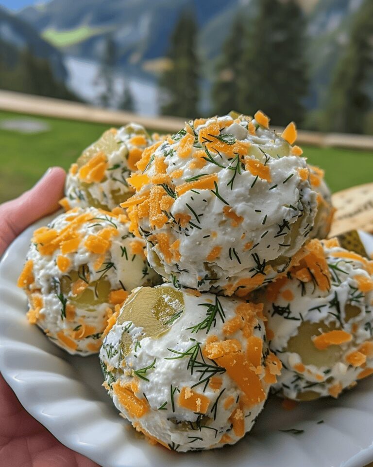 Dill Pickle Cheddar Delight Recipe