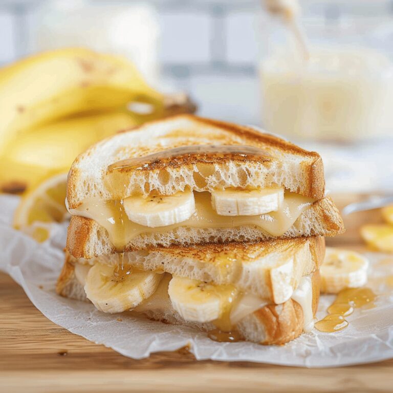 Honey Banana Grilled Cheese Sandwich Recipe