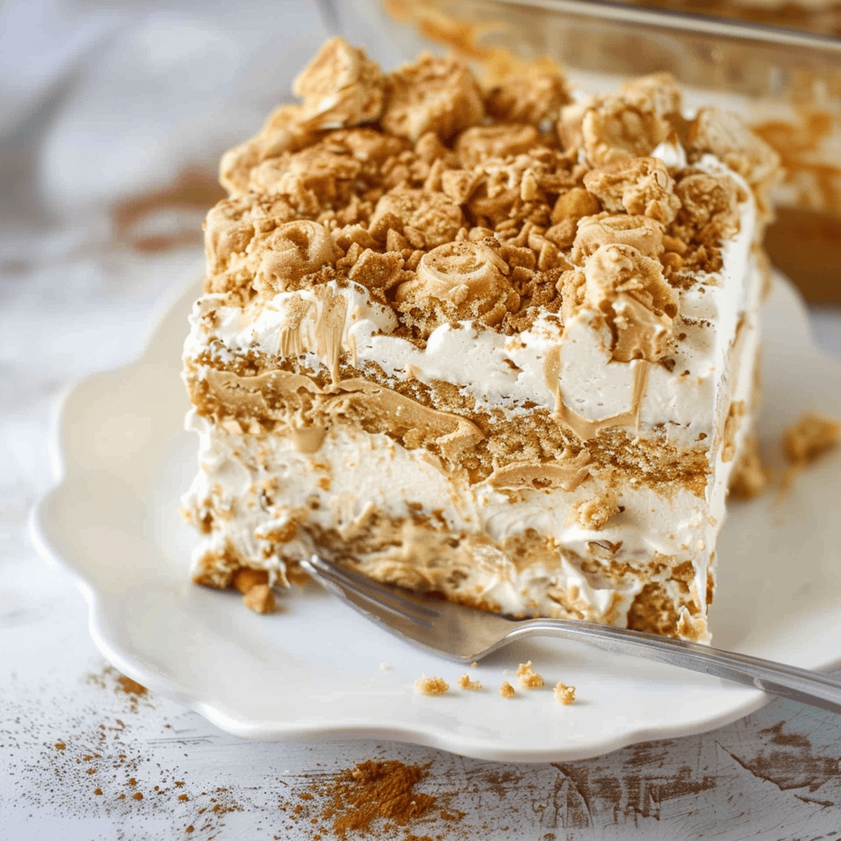 Peanut Butter Ice Box Cake Recipe