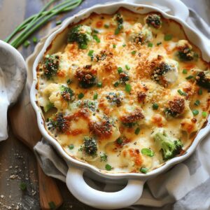 Broccoli Cauliflower Bake Recipe