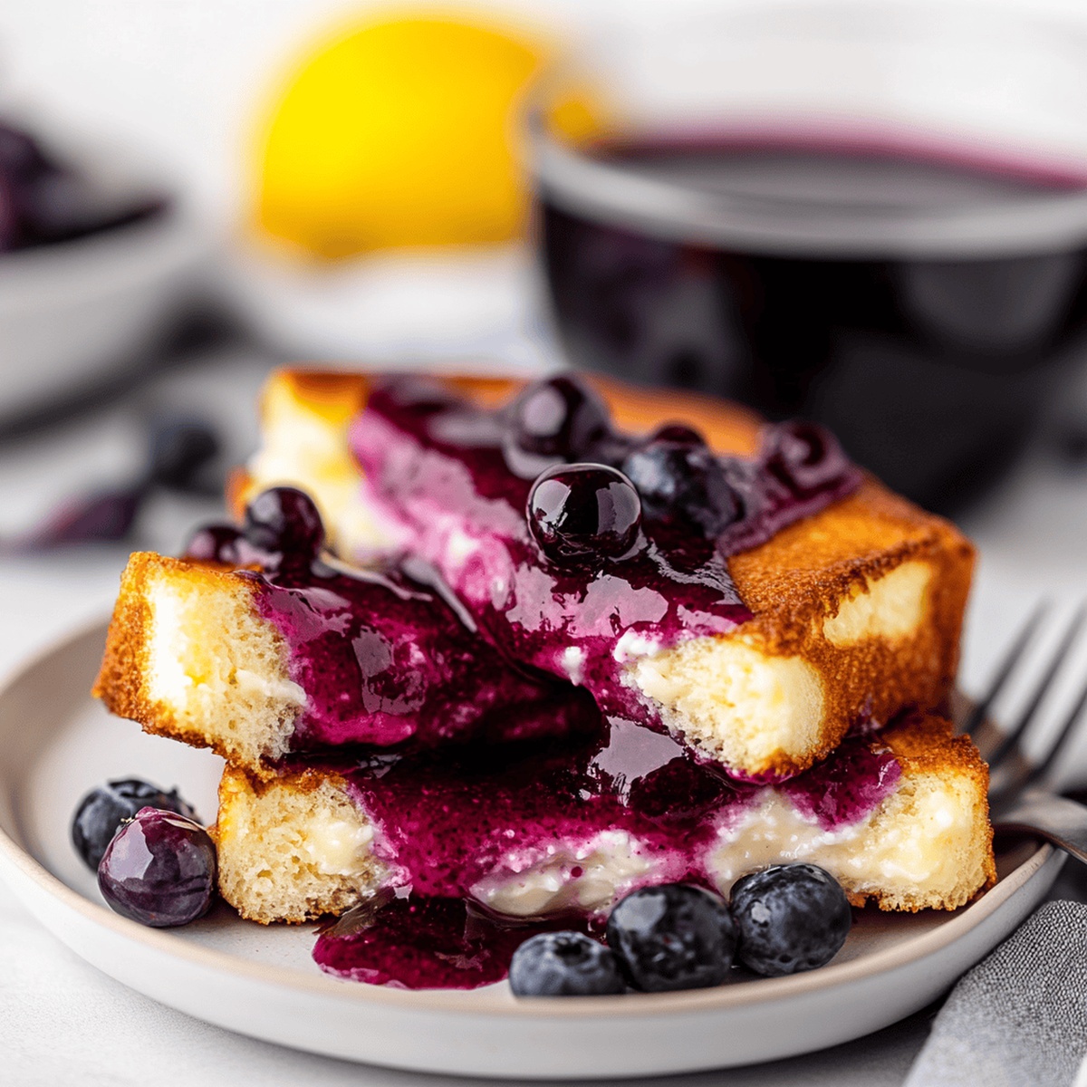 Heavenly Blueberry Stuffed French Toast Recipe