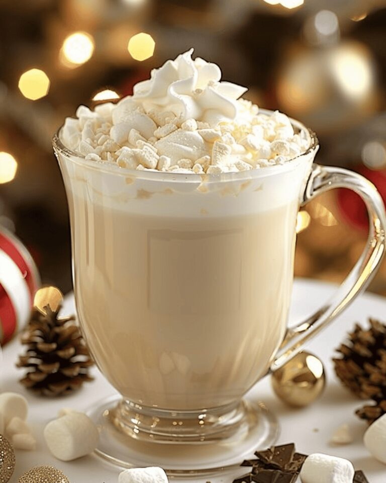White Winter Wonder Hot Chocolate Recipe