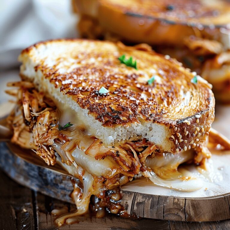 Bbq Chicken Grilled Cheese Delight Recipe