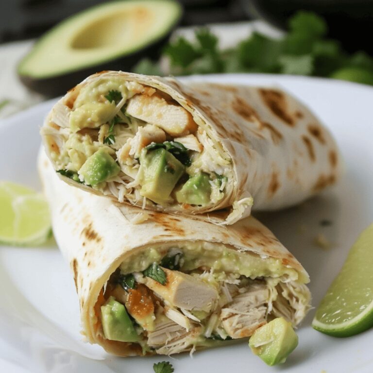 Chicken Avocado Burritos Recipe