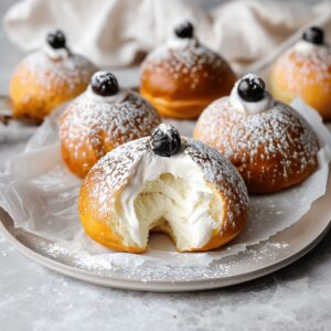 Italian Cream Buns Recipe